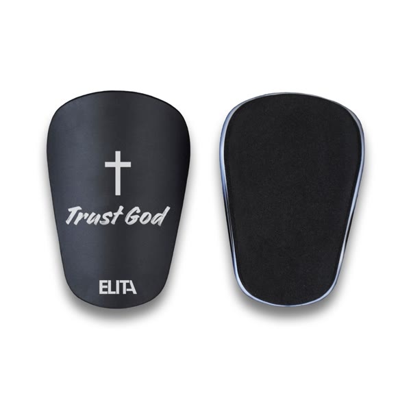 Trust God Mini Benskinner - Sort / Small [8*5 cm] — produktfoto fra ELITA