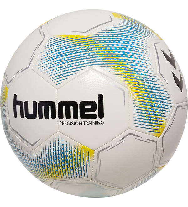 Hummel Fodbold - HmlPrecision Training - Hvid/Blå/Gul — produktfoto fra kids-world.dk