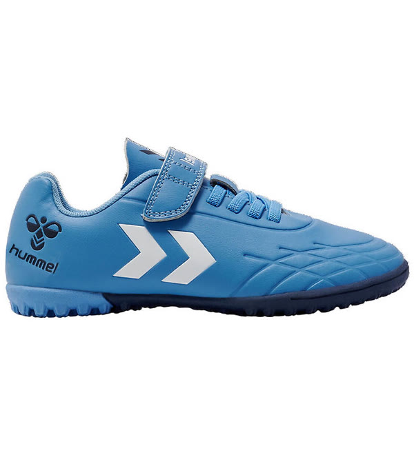 Hummel Fodboldstøvler - Top Star Turf JR - Lichen Blue — produktfoto fra kids-world.dk