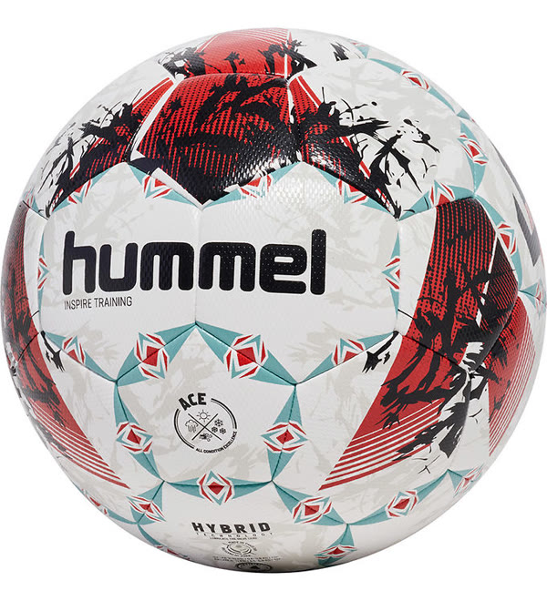 Hummel Fodbold - HmlInspire Training - Rød/Hvid/Teal — produktfoto fra kids-world.dk