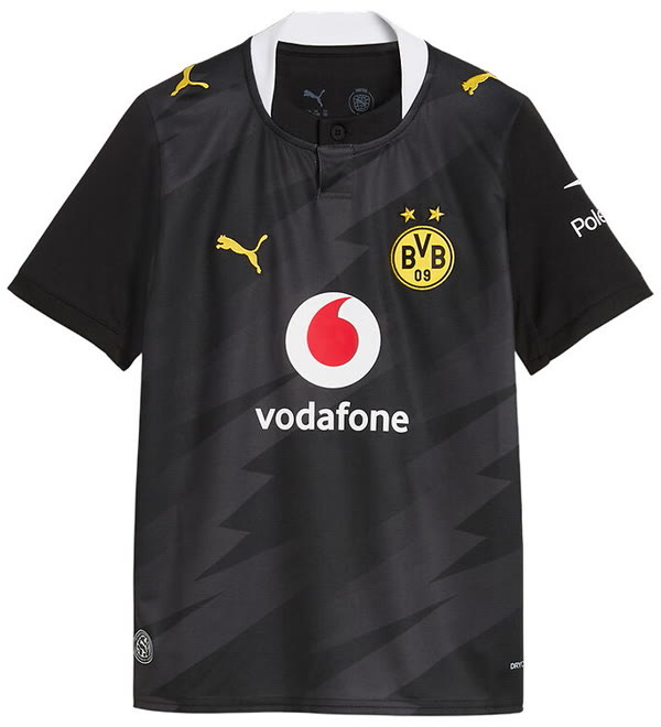 Puma Fodboldtrøje - Borussia Dortmund Udebane 26/27 - Sort/Flat — produktfoto fra kids-world.dk
