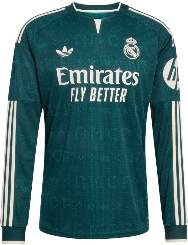Real Madrid 26/27 Langærmet Udebanetrøje — produktfoto fra Magasin