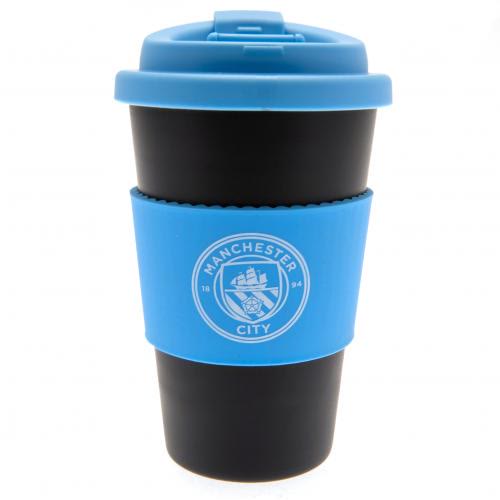Manchester City FC Rejsekrus med silicone greb — produktfoto fra Fodboldgaver