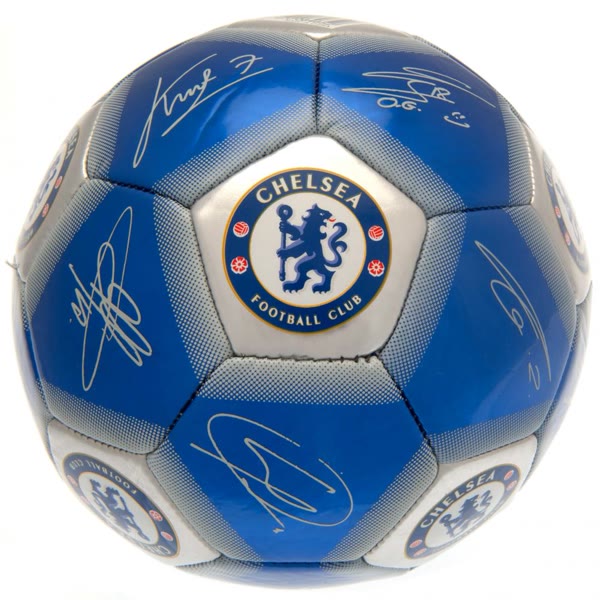 Chelsea FC Fodbold m. autografer - Størrelse 5 — produktfoto fra Fodboldgaver