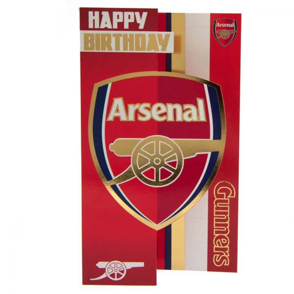 Arsenal FC Fødselsdagskort — produktfoto fra Fodboldgaver