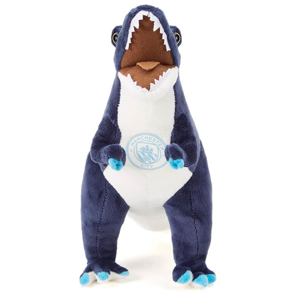 Manchester City T-rex bamse — produktfoto fra Fodboldgaver