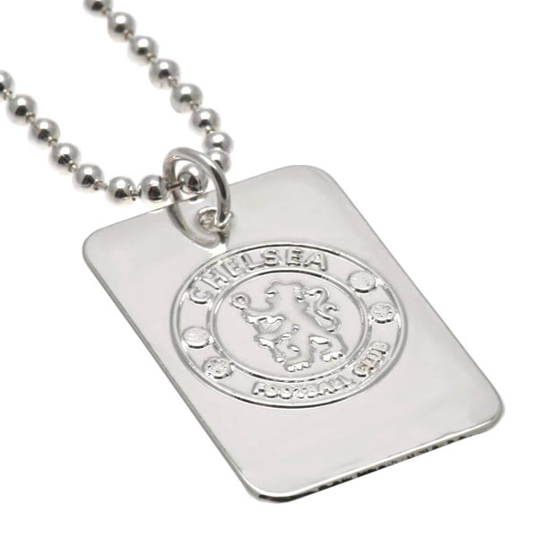 Chelsea FC Dog tag halskæde — produktfoto fra Fodboldgaver