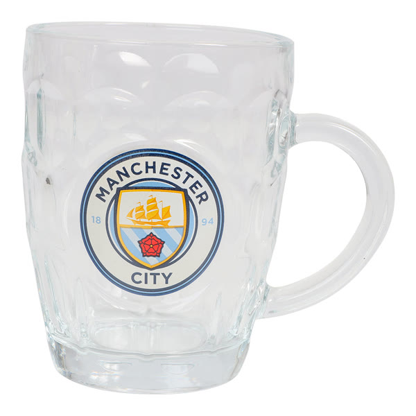 Manchester City øl krus — produktfoto fra Fodboldgaver