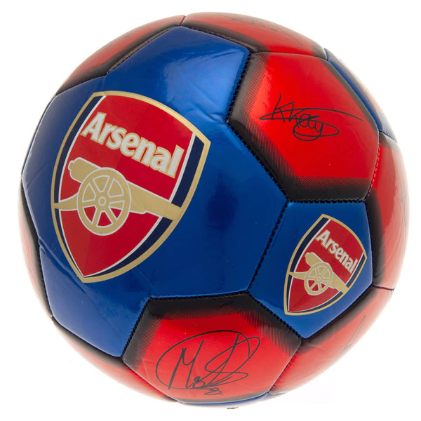 Arsenal fodbold med autografer — produktfoto fra Fodboldgaver