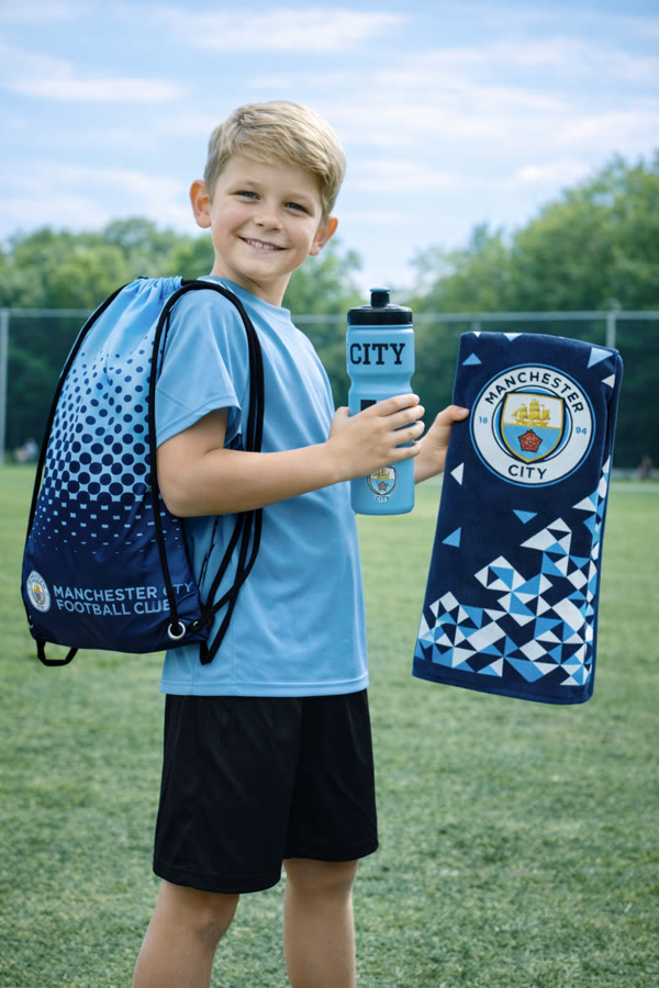 Manchester City FC  Idrætssæt — produktfoto fra Fodboldgaver