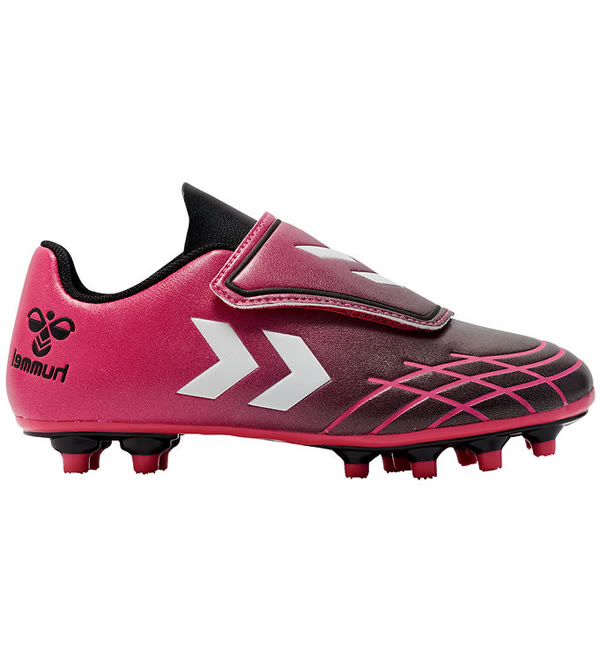 Hummel Fodboldstøvler - Hattrick MG JR - Pink Flambe — produktfoto fra kids-world.dk